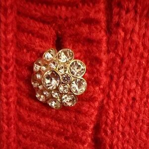 Lilly Pulitzer Red Button-Up Cardigan